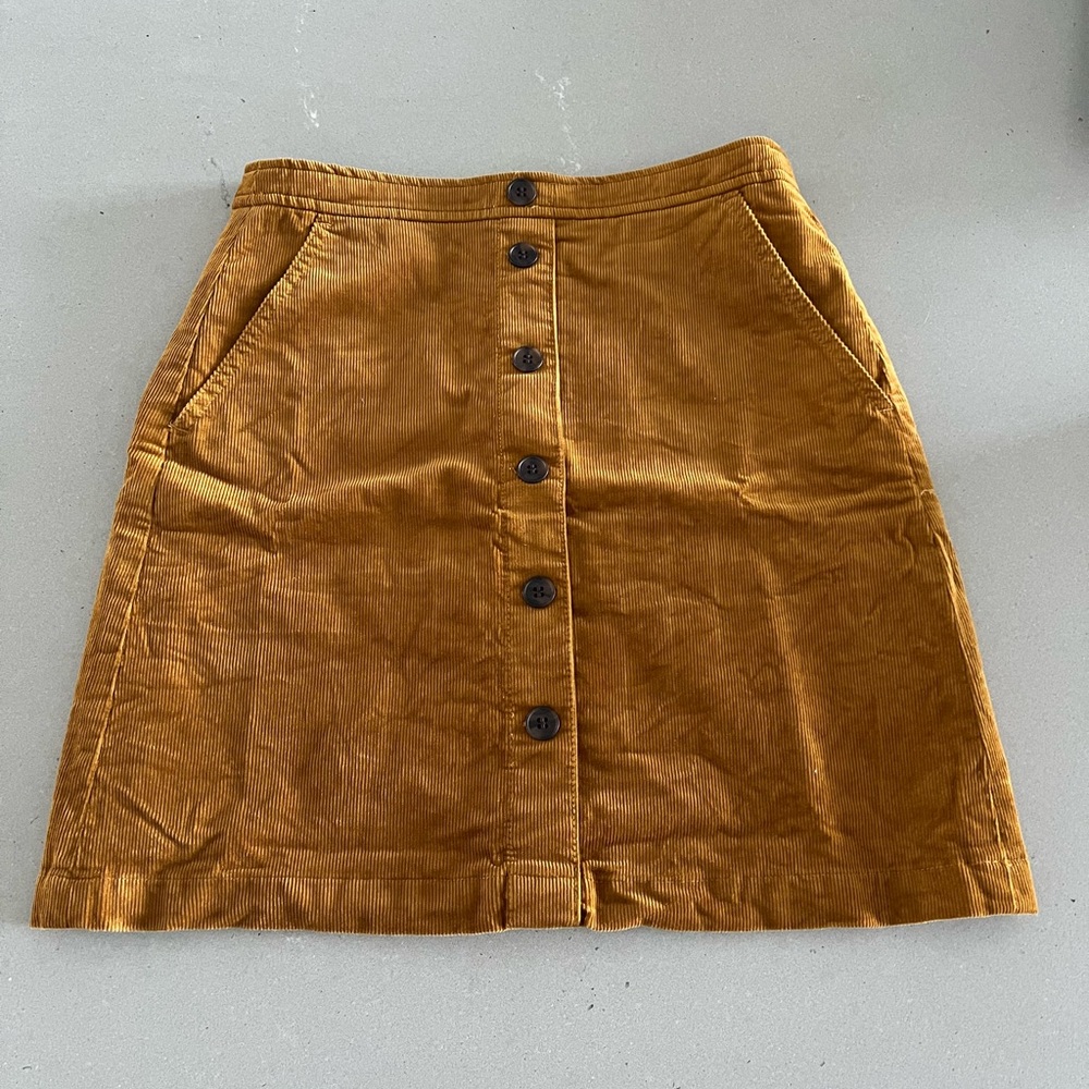 J.Crew Brown Corduroy Skirt